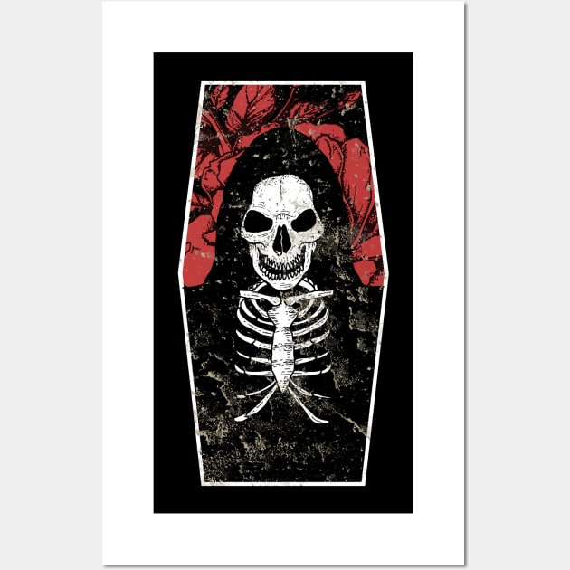 Grim Reaper Coffin II Wall Art by DeathAnarchy